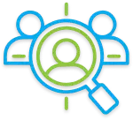 in depth analysis and acquiring requirements specifications A magnifying glass showcasing in-depth analysis and acquiring requirements specifications for ServiceNow HRSD implementation.