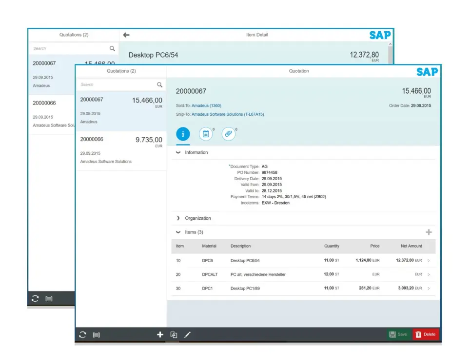 Quotation in SAP SD sap sd fiori apps